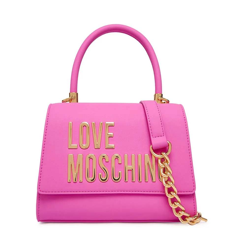 Borsa Donna a Mano Small LOVE MOSCHINO linea Bold Bag Fuxia