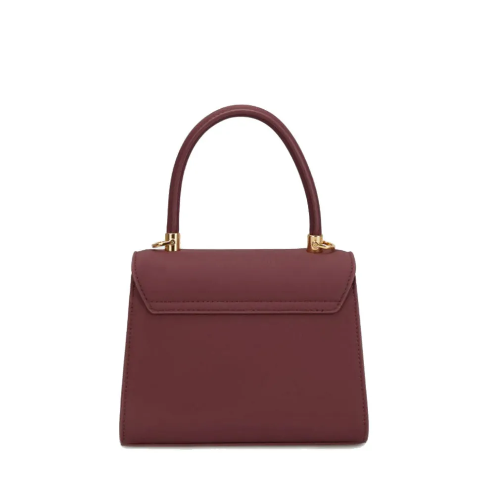 Borsa Donna a Mano Small LOVE MOSCHINO linea Bold Bag color Vino