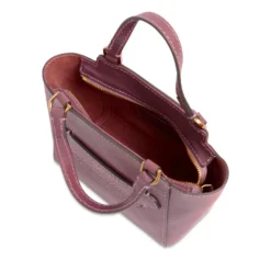 Borsa Donna a Mano THE BRIDGE linea Lucrezia in Pelle Viola Orchidea