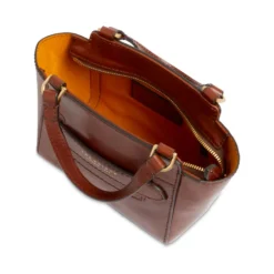 Borsa Donna a Mano THE BRIDGE linea Lucrezia in Pelle Marrone