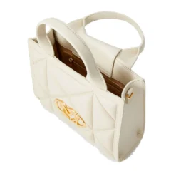 Borsa Donna a Mano Trapuntata LOVE MOSCHINO linea Embossed Avorio