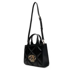 Borsa Donna a Mano Trapuntata LOVE MOSCHINO linea Embossed Nera