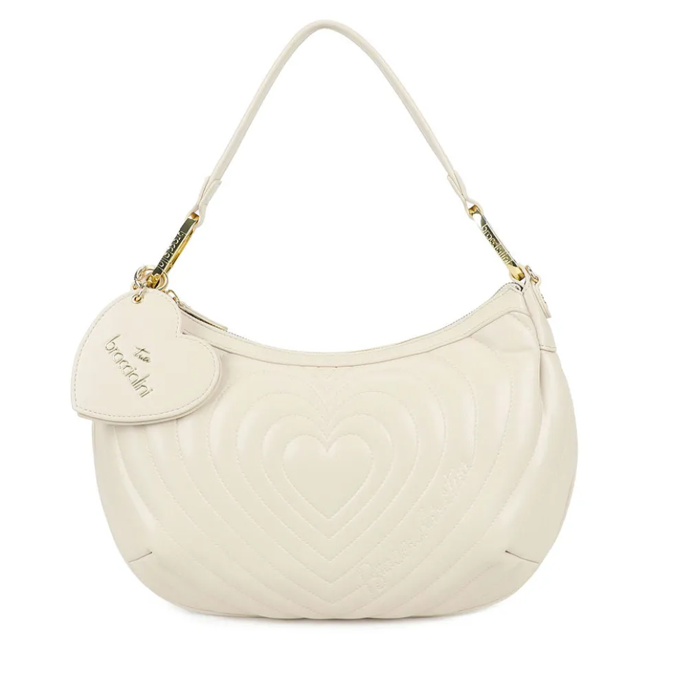 Borsa Donna a Spalla BRACCIALINI linea Beth Matelassé Beige