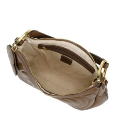 Borsa Donna a Spalla BRACCIALINI linea Beth Matelassé Marrone