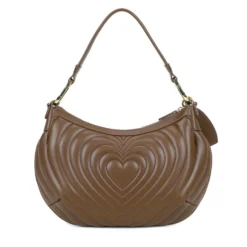 Borsa Donna a Spalla BRACCIALINI linea Beth Matelassé Marrone