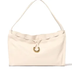 Borsa Donna a Spalla COCCINELLE in Pelle Liscia Linea Isabella Colore Blanco