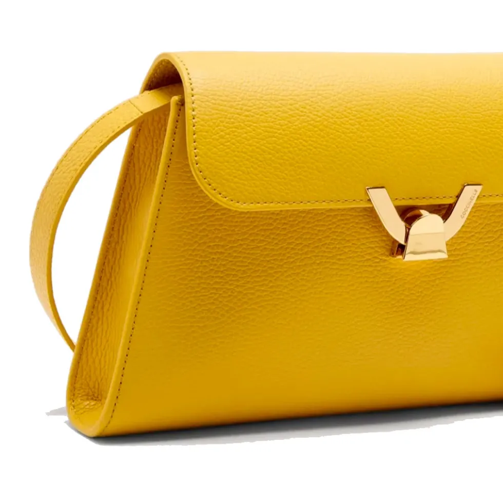 Borsa Donna a Spalla COCCINELLE in Pelle Soleado linea Dew Medium