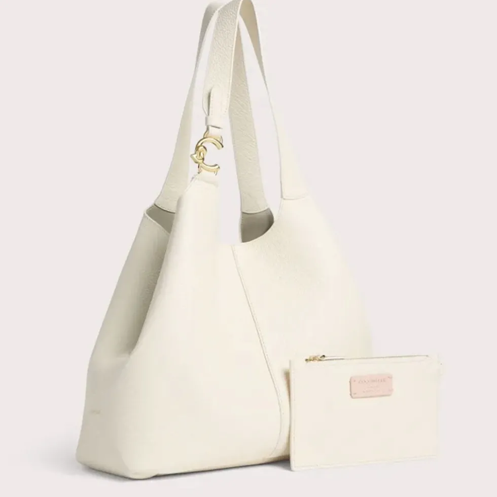 Borsa Donna a Spalla COCCINELLE Linea C-Easy Large Colore Pearl