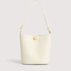 Borsa Donna a Spalla COCCINELLE Linea Nikla Mini Colore Pearl - Cognac
