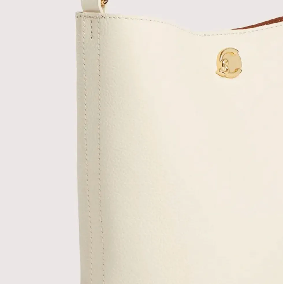 Borsa Donna a Spalla COCCINELLE Linea Nikla Mini Colore Pearl - Cognac