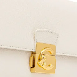 Borsa Donna a Spalla COCCINELLE in Pelle Martellata linea C-Me Colore Pearl