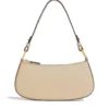 Borsa Donna a Spalla COCCINELLE in Pelle Linea Merveille Colore Sandshell