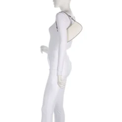 Borsa Donna a Spalla COCCINELLE in Pelle Linea Merveille Colore Pearl