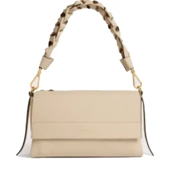Borsa Donna a Spalla COCCINELLE in Pelle linea Boheme Small colore Sandshell - Seagrass