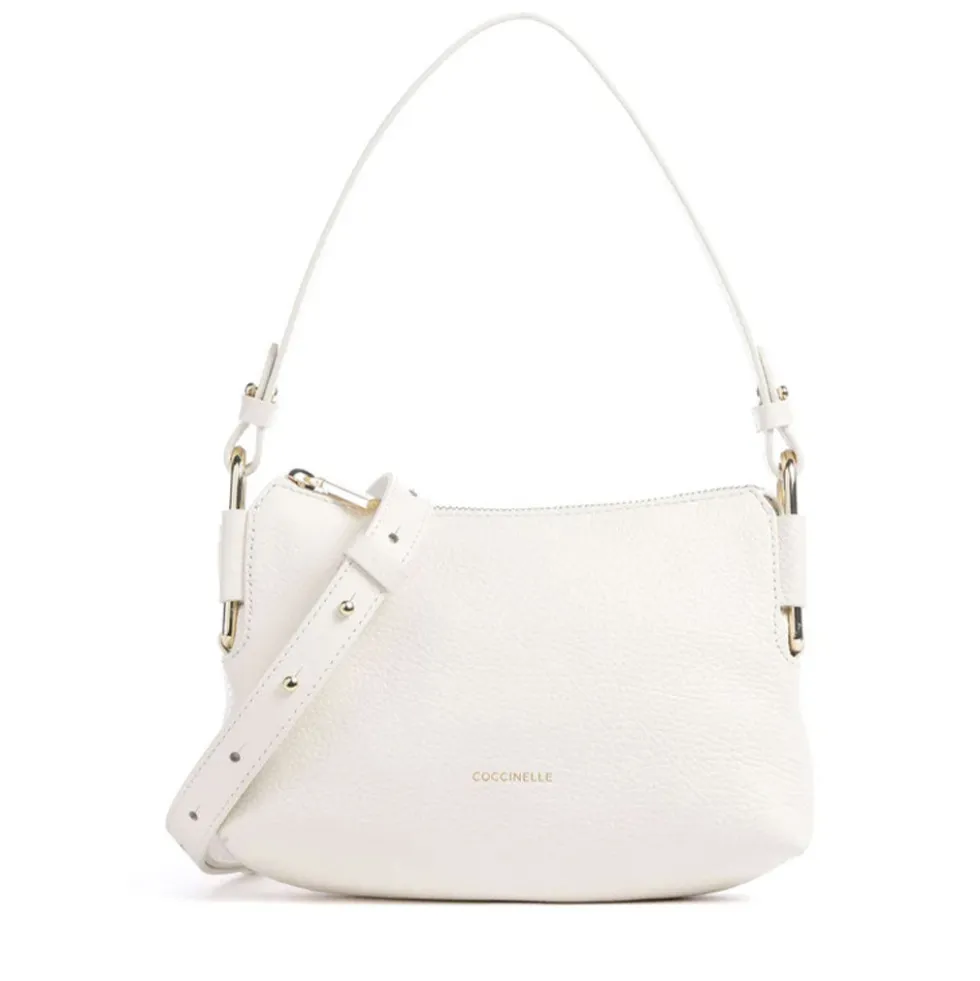 Borsa Donna a Spalla COCCINELLE Linea Rebekka Colore Pearl