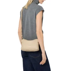 Borsa Donna a Spalla COCCINELLE Linea Rebekka Colore Sandshell