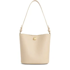 Borsa Donna a Spalla COCCINELLE Linea Nikla Mini Colore Sandshell - Seagrass