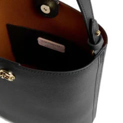 Borsa Donna a Spalla COCCINELLE Linea Nikla Mini Colore Nero - Cognac