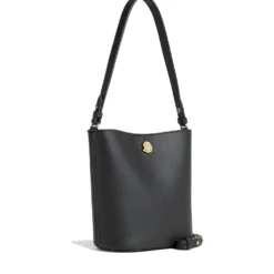 Borsa Donna a Spalla COCCINELLE Linea Nikla Mini Colore Nero - Cognac
