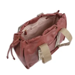 Borsa Donna a Spalla COCCINELLE in Pelle Linea 2Day Signature Medium colore Brandy