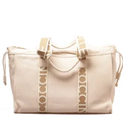Borsa Donna a Spalla COCCINELLE in Pelle Linea 2Day Signature Large colore Lambskin White