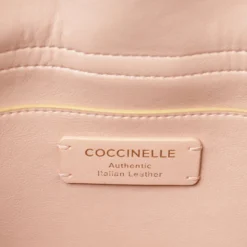 Borsa Donna a Spalla COCCINELLE linea Himma Medium in Pelle Fresh Beige