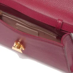 Borsa Donna a Spalla COCCINELLE in Pelle Sangria linea Dew Small