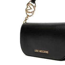 Borsa Donna a Spalla con Tracolla LOVE MOSCHINO linea Jewel Nera