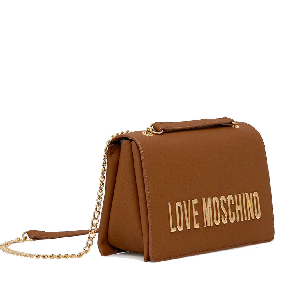 Borsa Donna a Spalla e a Tracolla LOVE MOSCHINO linea Bold Bag color Cuoio