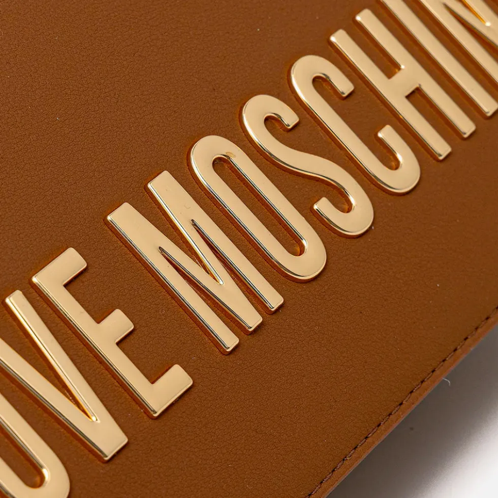 Borsa Donna a Spalla e a Tracolla LOVE MOSCHINO linea Bold Bag color Cuoio
