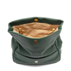 Borsa Donna a Spalla e a Tracolla LOVE MOSCHINO Verde con Maxi Logo