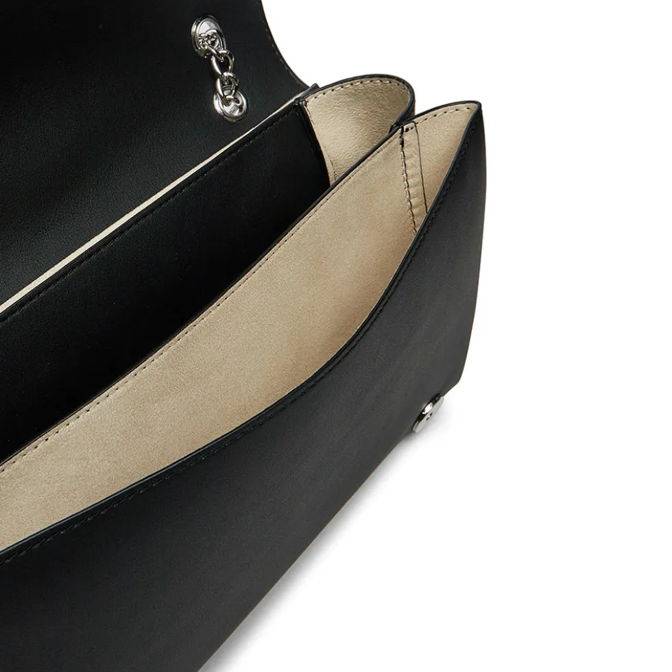 Borsa Donna a Spalla e a Tracolla LOVE MOSCHINO linea Bold Bag colore Nero e Nikel