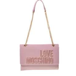 Borsa Donna a Spalla e Tracolla LOVE MOSCHINO in Vernice Rosa