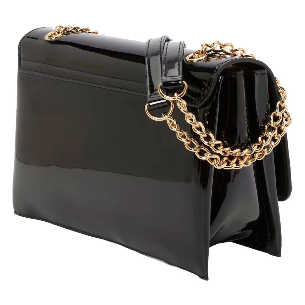 Borsa Donna a Spalla e Tracolla LOVE MOSCHINO in Vernice Nera