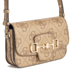 Borsa Donna a Spalla e Tracolla GUESS Linea Janie colore Latte Logo