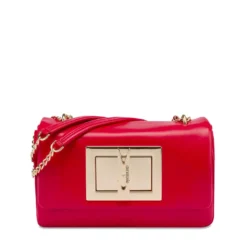 Borsa Donna a Spalla e Tracolla LOVE MOSCHINO linea Clothespin Rossa