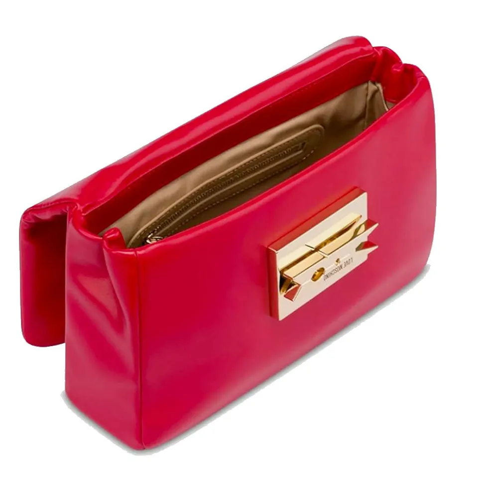 Borsa Donna a Spalla e Tracolla LOVE MOSCHINO linea Clothespin Rossa