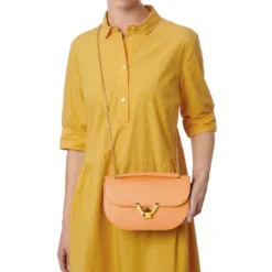 Borsa Donna a Spalla e Tracolla COCCINELLE in Pelle Sunrise linea Dew