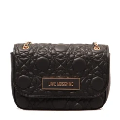 Borsa Donna a Spalla e Tracolla LOVE MOSCHINO in Nappa Trapuntata Nera