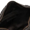 Borsa Donna a Spalla e Tracolla GIANNI CONTI in Pelle Intrecciata Nera