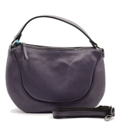 Borsa Donna a Spalla GABS Marty Medium in Pelle Purple Blue