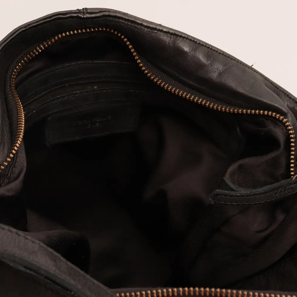 Borsa Donna a Spalla GIANNI CONTI in Pelle Nera