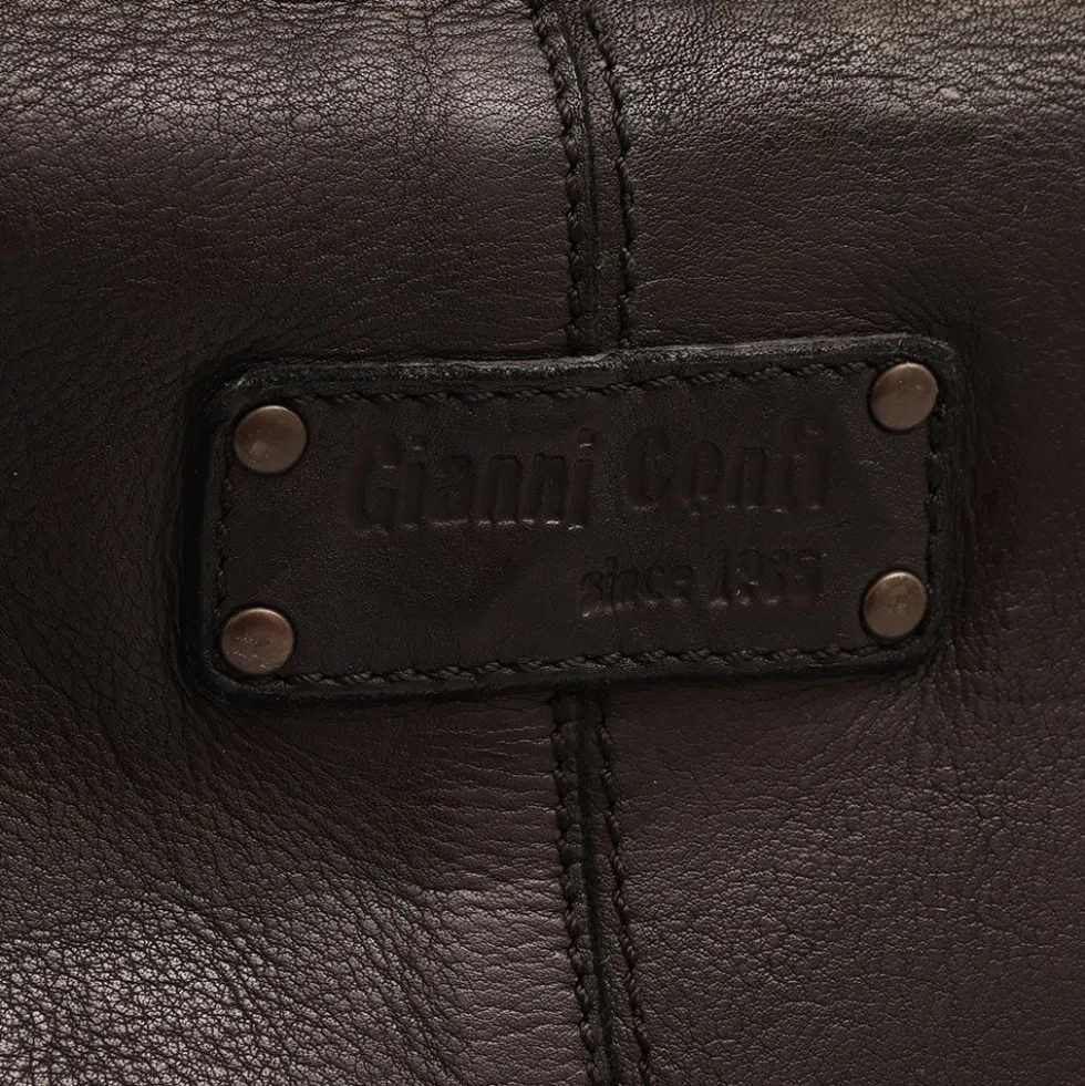Borsa Donna a Spalla GIANNI CONTI in Pelle Nera