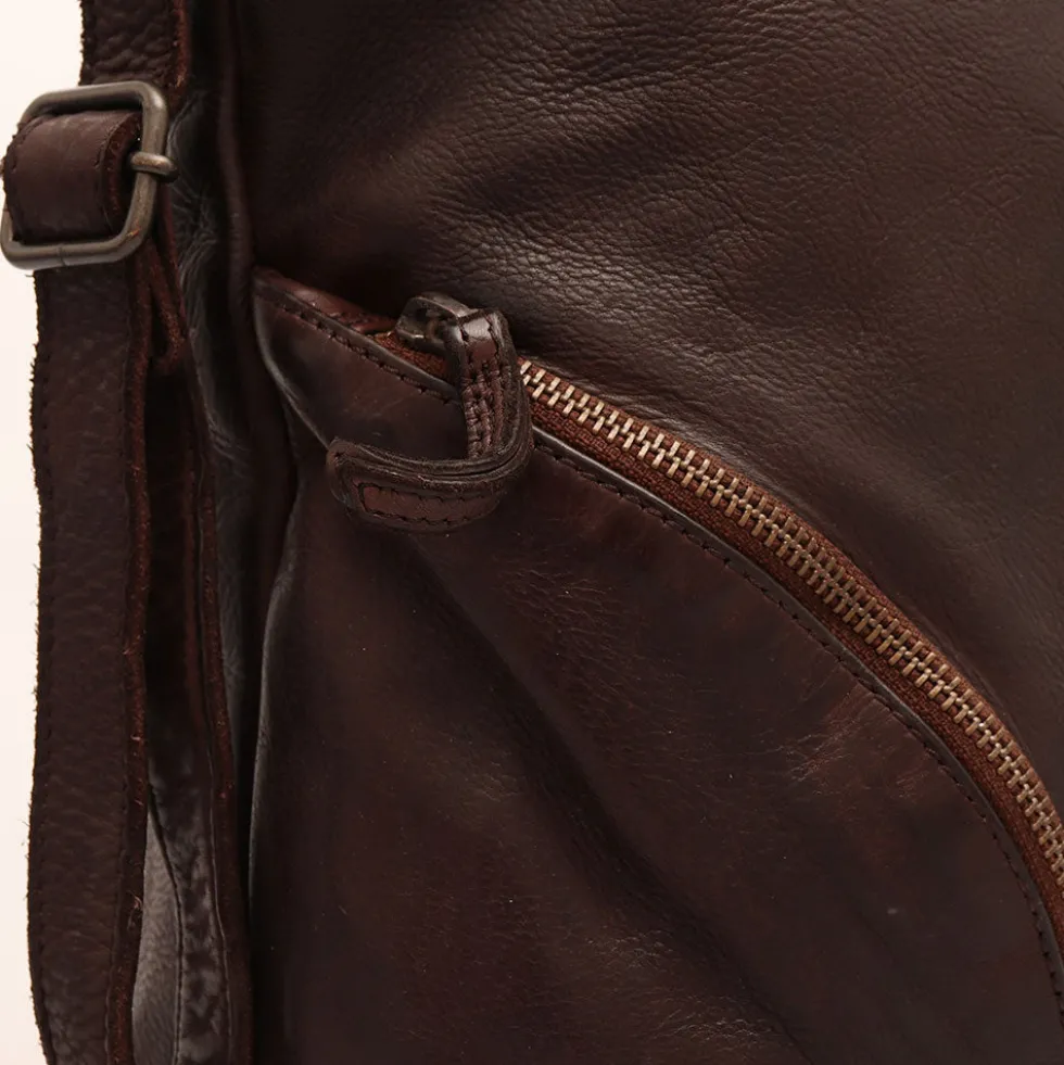 Borsa Donna a Spalla GIANNI CONTI in Pelle Marrone