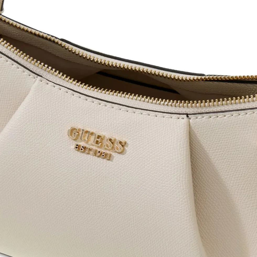Borsa Donna a Spalla GUESS Linea Amorette colore Off White