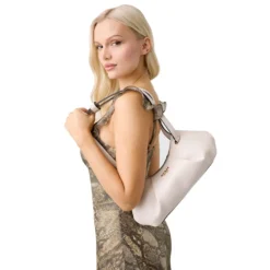 Borsa Donna a Spalla GUESS Linea Amorette colore Off White