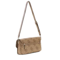 Borsa Donna a Spalla GUESS Linea Sadie colore Latte Logo