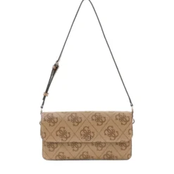Borsa Donna a Spalla GUESS Linea Sadie colore Latte Logo