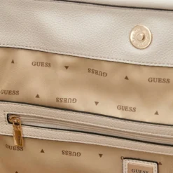Borsa Donna a Spalla GUESS Linea Danya Colore Off White