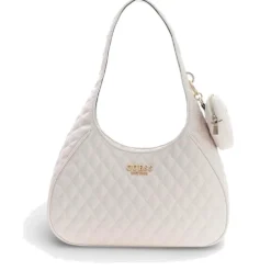 Borsa Donna a Spalla GUESS Linea Atabey Colore Off White